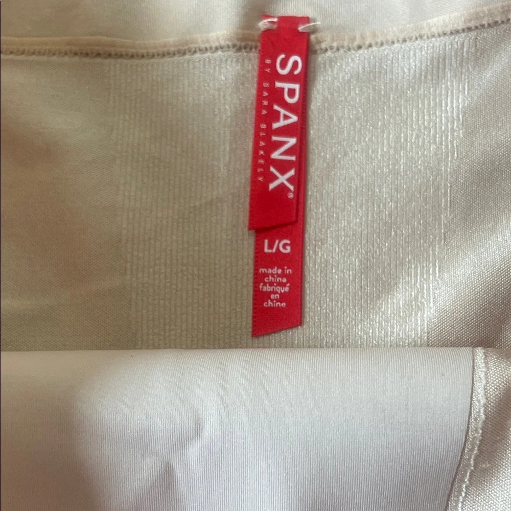 SPANX Cream High-Waist Shaping Shorts - Picture 2 of 5